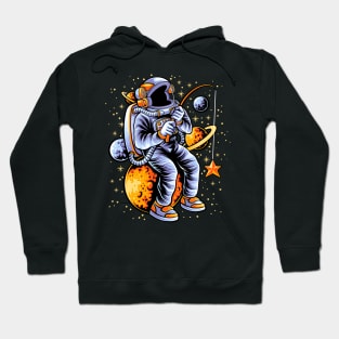 Astronauts fishing stars Hoodie